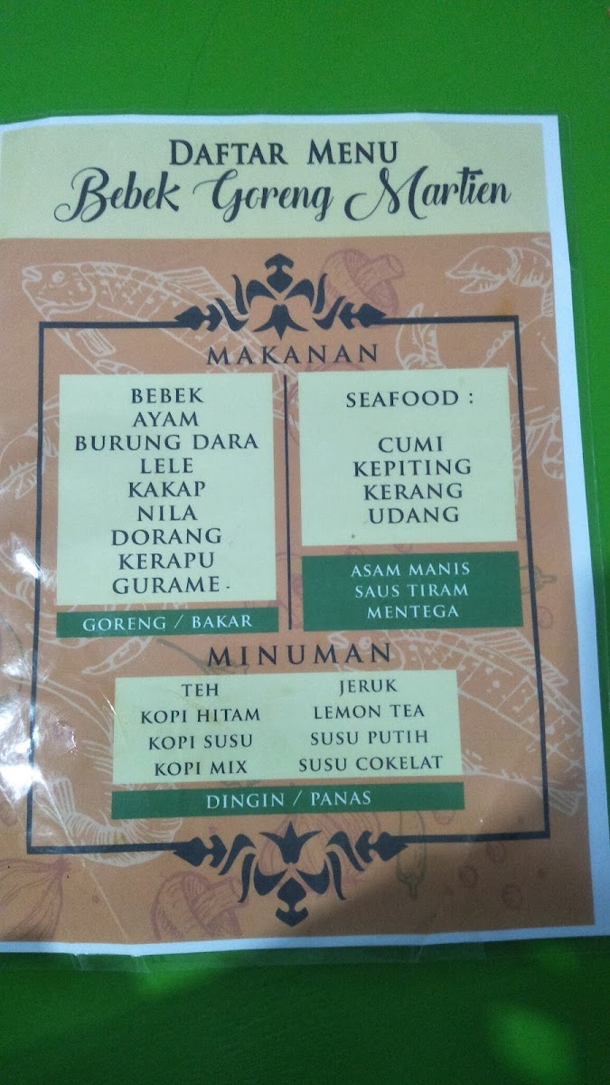 Menu Bebek Goreng Martien-10