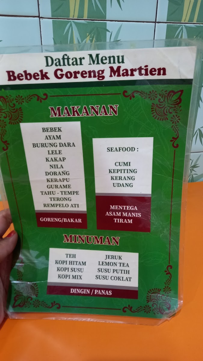 Menu Bebek Goreng Martien-2