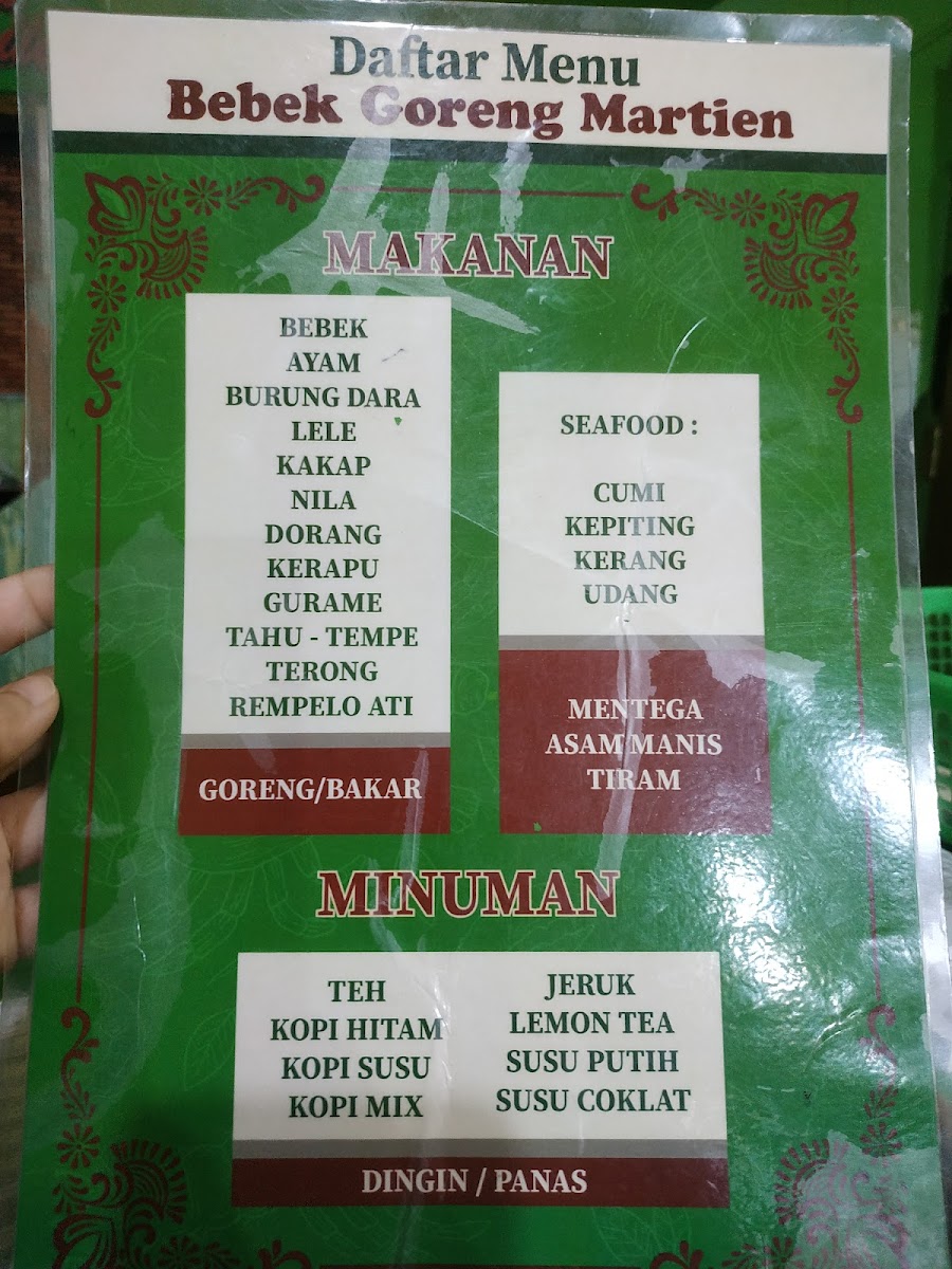 Menu Bebek Goreng Martien-3
