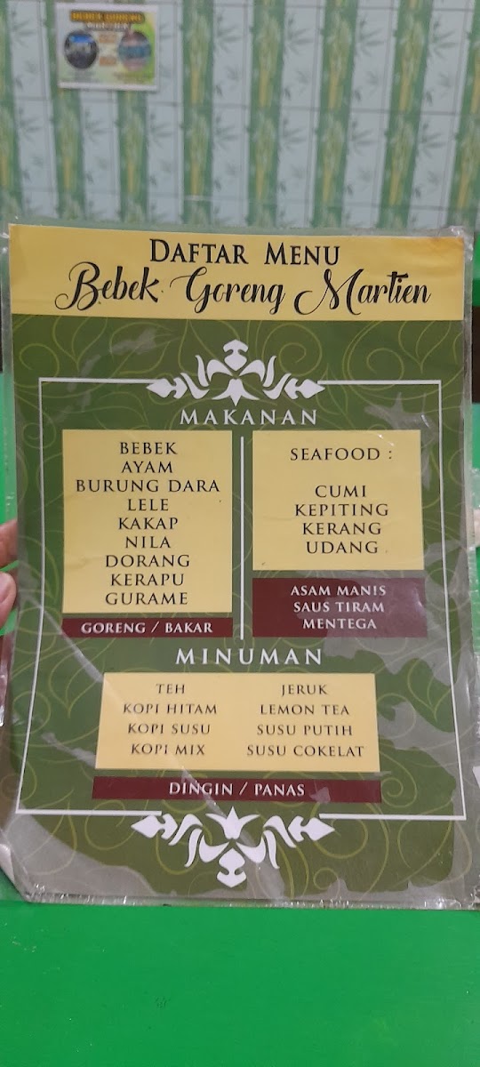 Menu Bebek Goreng Martien-5