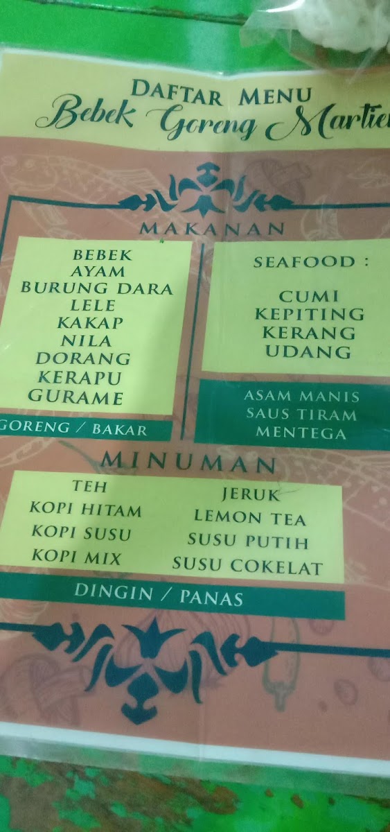 Menu Bebek Goreng Martien-7