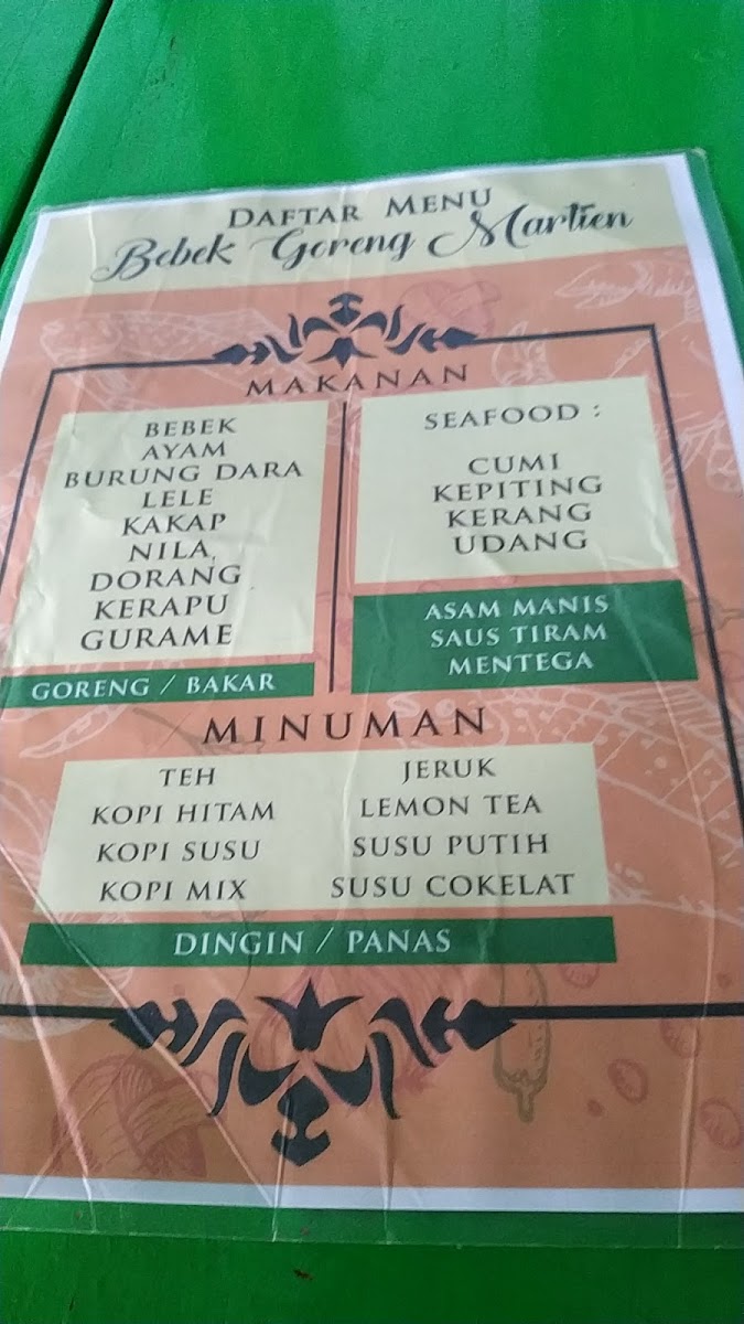 Menu Bebek Goreng Martien-9